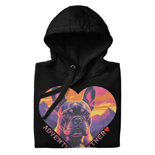 Cozy French Bulldog Adventure Pawtner Hoodie